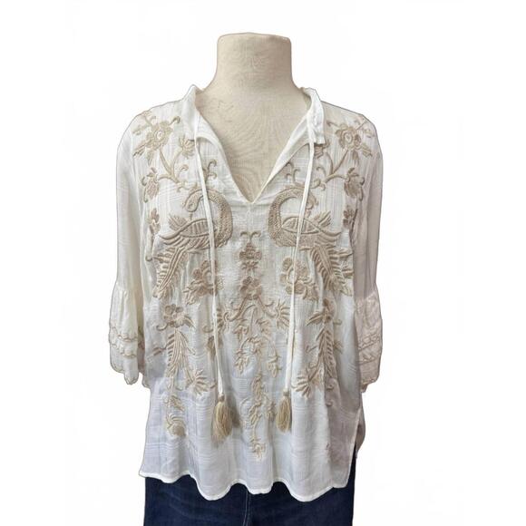 NEW JOHNNY WAS women's kamala blouse in zio